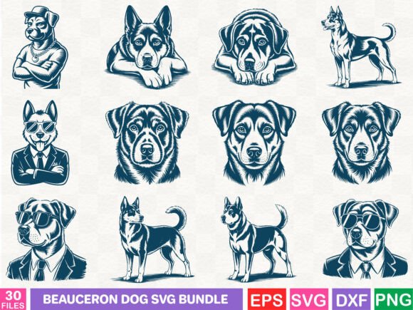 A Brand Designer's Take on the Beauceron Dog SVG Bundle