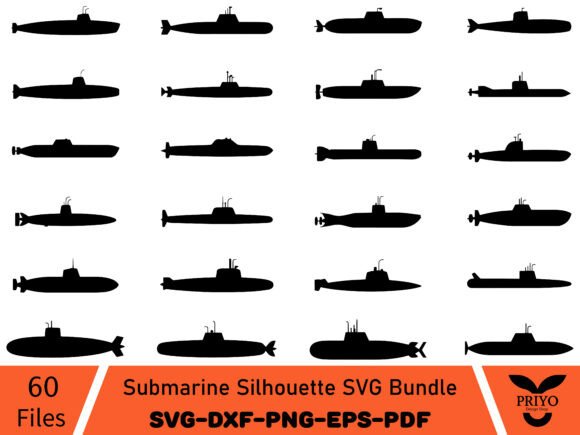 A Brand Designer’s Review of the Submarine Silhouette SVG Graphics