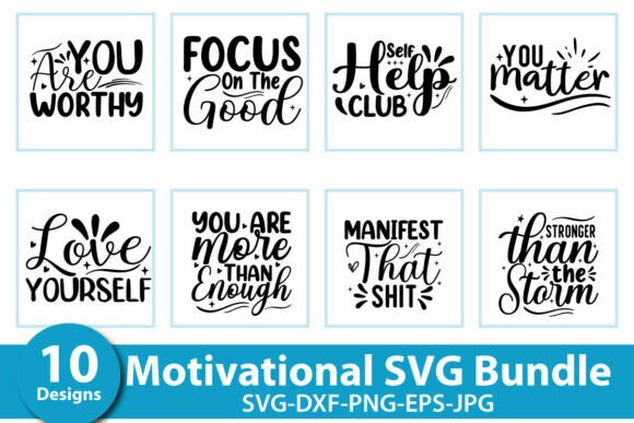 A Crafter's Review of the Motivational Quotes SVG Graphics Bundle