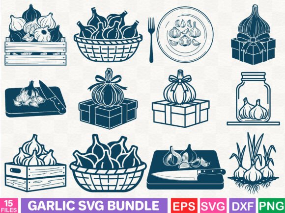 A Garlic SVG Bundle for Real Brand Storytelling