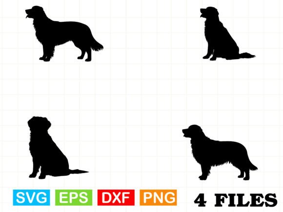 A Golden Retriever Silhouette for Real-World Embroidery