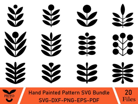 A Graphic Designer’s Take on the Abstract Leaf Flower SVG