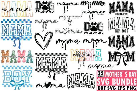 A Mother's Day Graphics Bundle for T-Shirt Designers