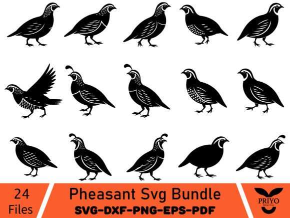 A Pheasant SVG Bundle for Elegant Illustrations