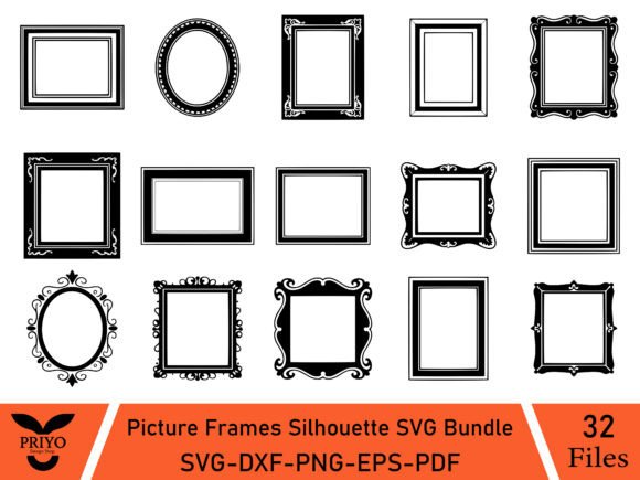 A Picture Frames SVG Bundle for Elegant Graphics