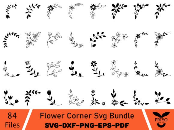 A Review of the Flower Corner Svg Bundle for Product Creation