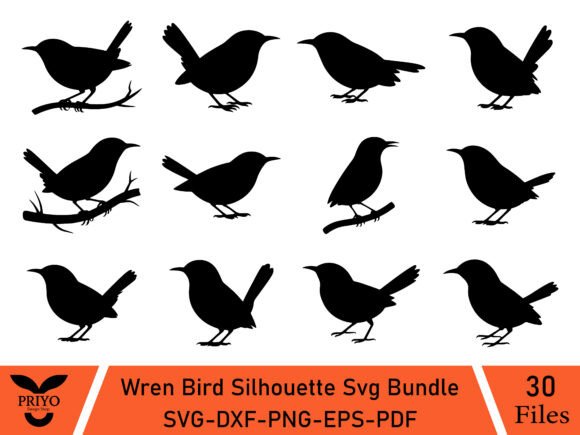 Beyond the Print: A Publisher's Take on the Wren Bird Silhouette Graphics