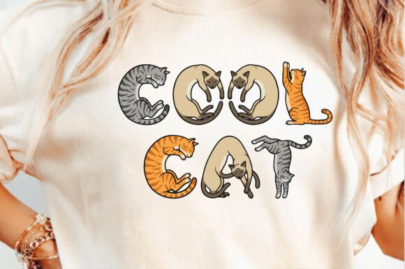 Cool Cats Vintage 90s Graphics for T-Shirt Designs