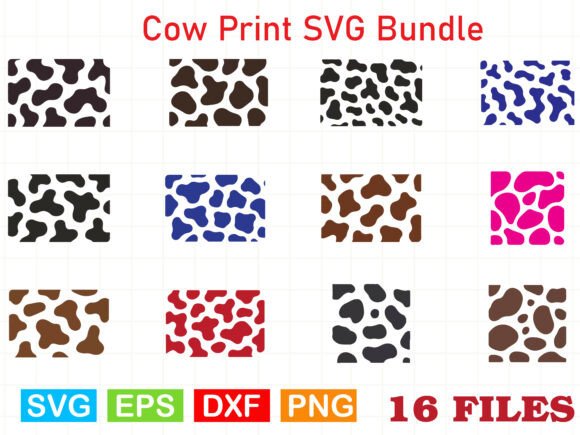 Cow Print Graphics: A Design Asset for Illustrations