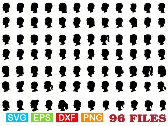 Graphic Design Review: The Head Profile Silhouette SVG Bundle