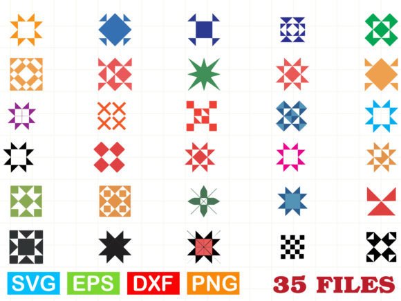 Quilting Blocks Svg Bundle: Graphics for Homemade Charm