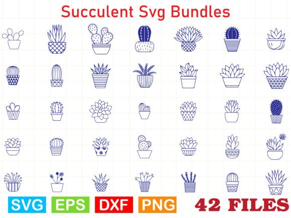 Succulent SVG Bundles: A Versatile Graphics Tool