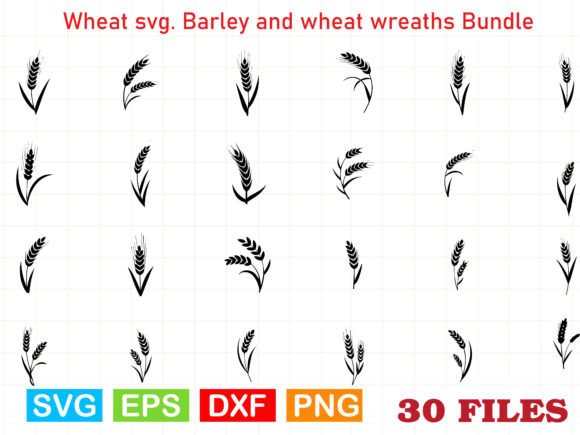The Wheat & Barley Wreath Bundle: A Staple for Authentic Brand Graphics