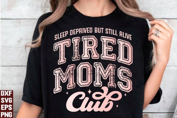 Tired Moms Club Graphic: A Designer's Review for Small Business Branding